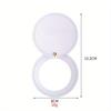 Compact Mirrors With PU Leather Sleeve Mini Portable Makeup Mirror For Purse Pocket Travel