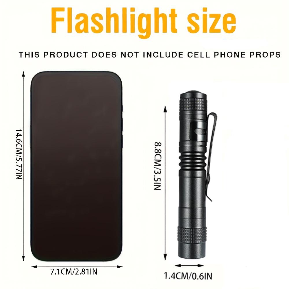 395nm UV Flashlight: Ultraviolet Torch with Pen Clip, Portable Violet Light for Pet Urine & Scorpion Detection, Battery-Powered