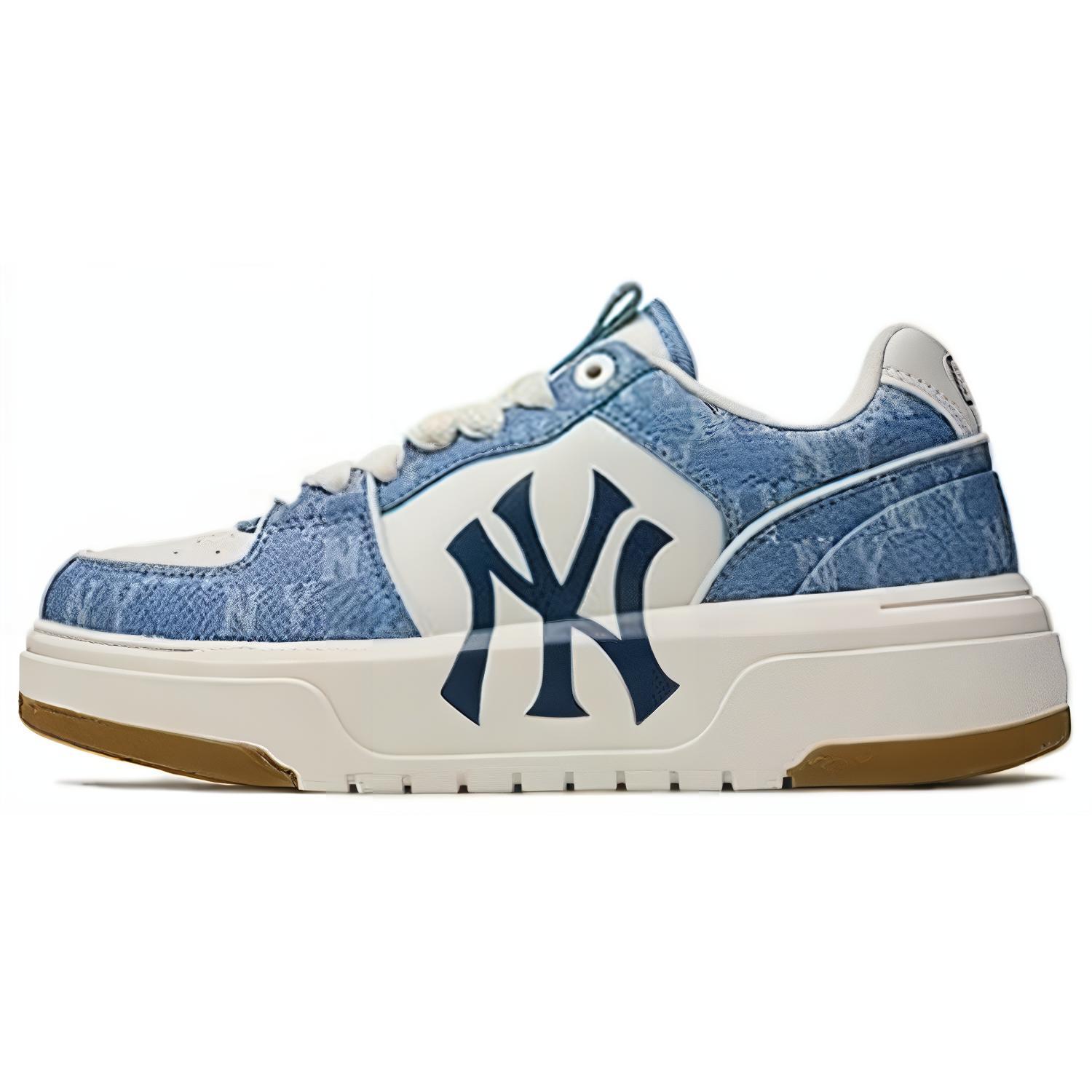 

New MLB Chunky Liner 24SS Low Top Skateboard Shoes Unisex Light Blue 3ASXCLD4N-50BLS 41