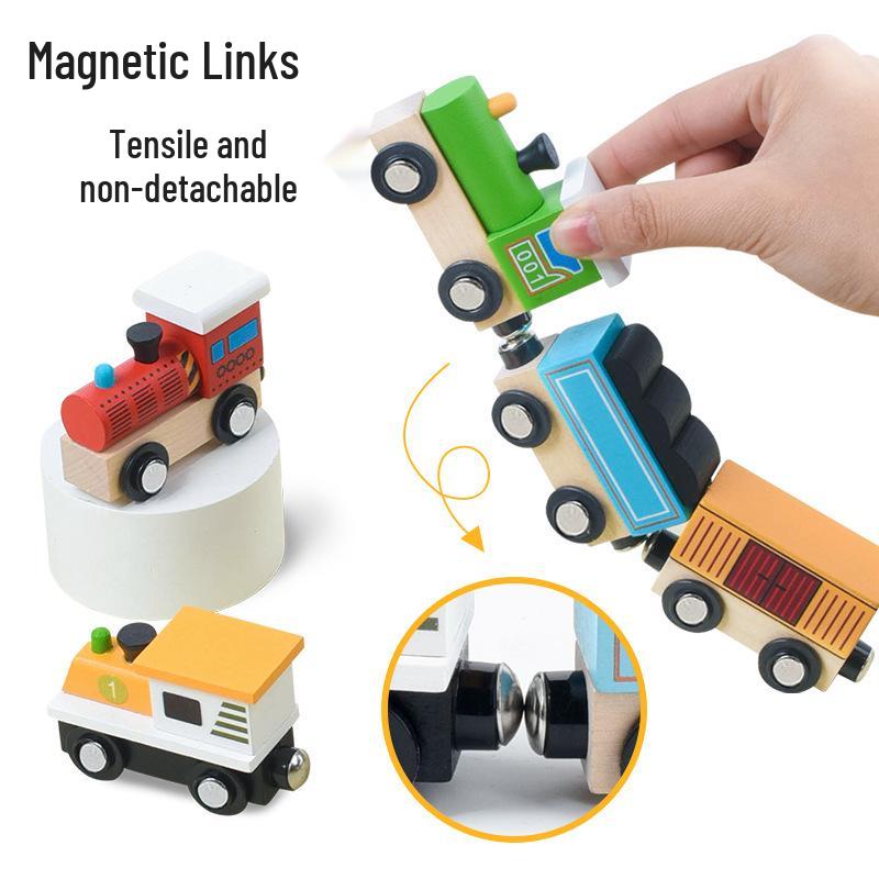 Educational Traffic Sign Train Set for Kids: Kindergarten Learning Toy