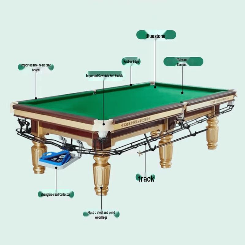 Beirong Standard Chinese 8-Ball Pool Table