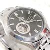 Used Orient DB05-C2 Automatic Watch Open Heart See-through Caseback Black Dial ORIENT Mechanical World Stage Collection