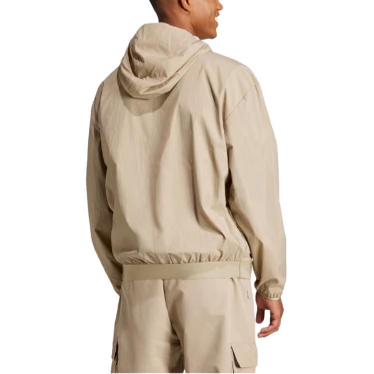 adidas Mestský únik Mikina na zips Blanch Cargo Pánska Streetwear IS9284