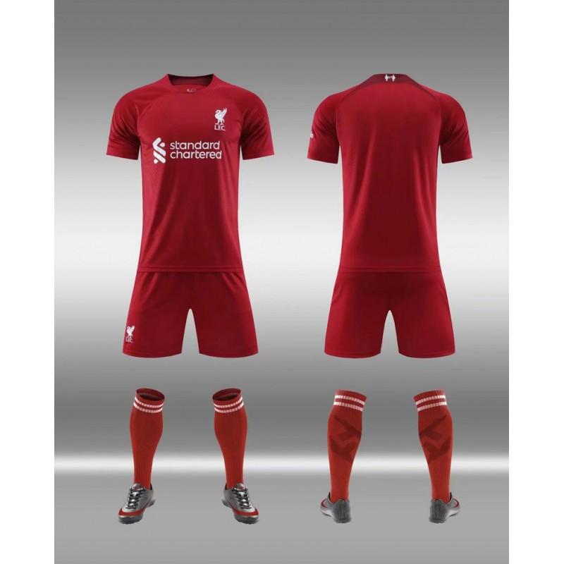 Custom Liverpool Fan Soccer Jersey Breathable Quick-Dry Training Shirt Men Women Fall Winter