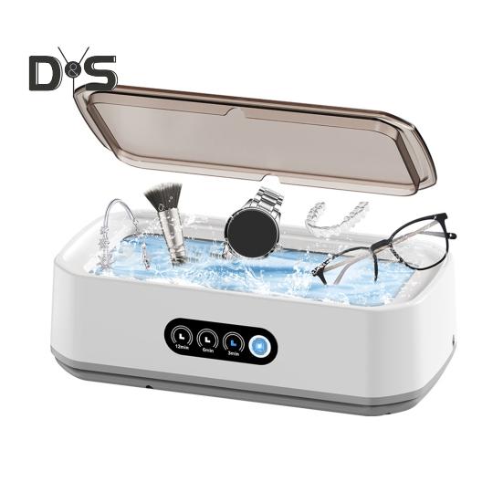 

Ультразвуковой очиститель для ювелирных колец 650 мл, ультразвуковая чистящая машина большой емкости, 3 режима времени, профессиональный ультразвуковой очиститель белый