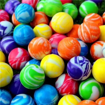 20 uds. Pelota de Goma Pequeña Saltarina Anti Estrés Pelotas Rebotantes Juguetes de Juego en el Agua para Niños Juguetes de Baño Juegos al Aire Libre Juguete Educativo para Niños