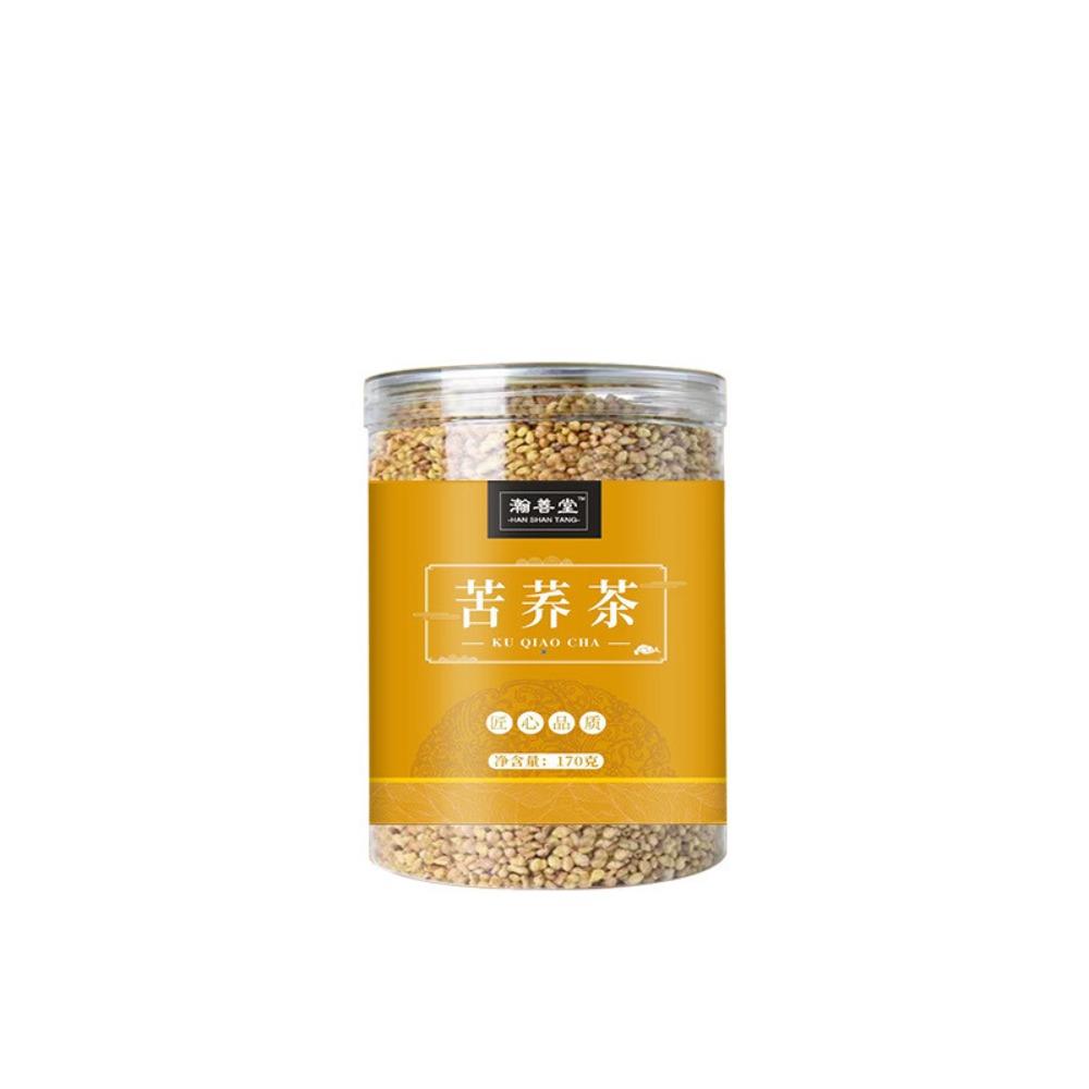 Organic Buckwheat Tea 500g Caffeine Free Herbal Drink Energy Boost Natural Yellow 170g/can