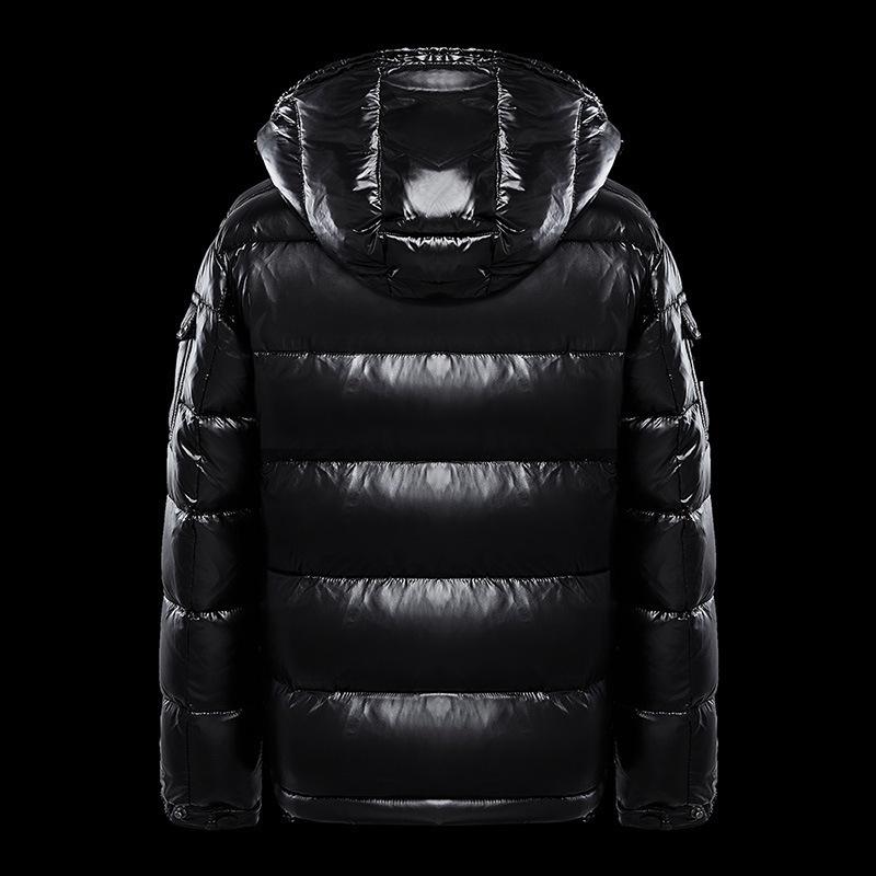 Men's New Style Bright Surface Thickened Down Jacket - Trendy Short Couple's Jacket