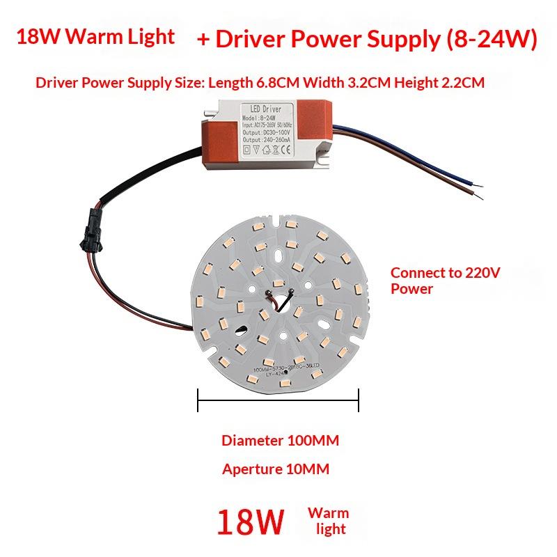 5730SMD LED Light Board Lamp Bead Bulb 3W 36W Long Life Power Supply Driver for Closet or Storage Room