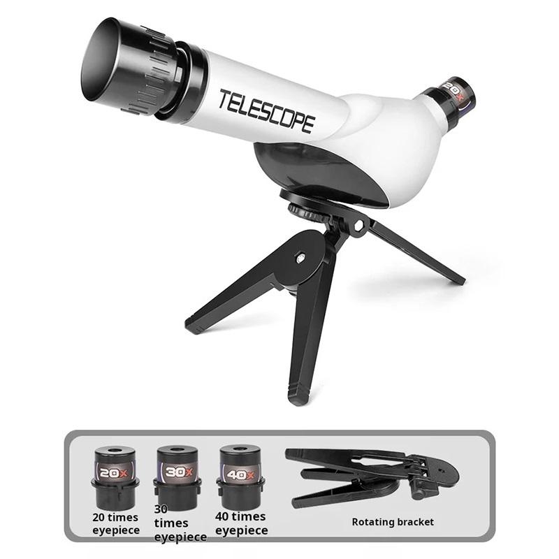 Детские телескопы 40X Научный эксперимент Монокль Образовательный Научный обучающий микроскоп Игрушка Игрушки для ребенка Малыша Детей