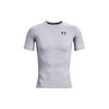 Under Armour Mens HeatGear® Short Sleeve Printed Crew Neck Casual Slim Fit T-Shirt Men Tops Gray 1361518-011