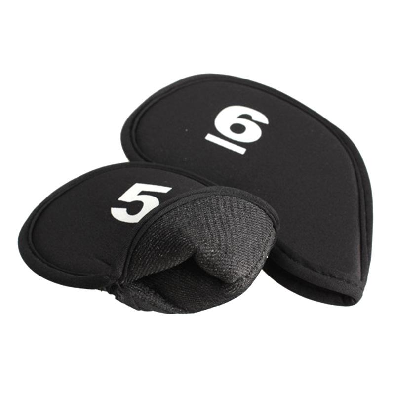10pcs lot Golf rod iron cover club cap sleeve case head protective simple sports