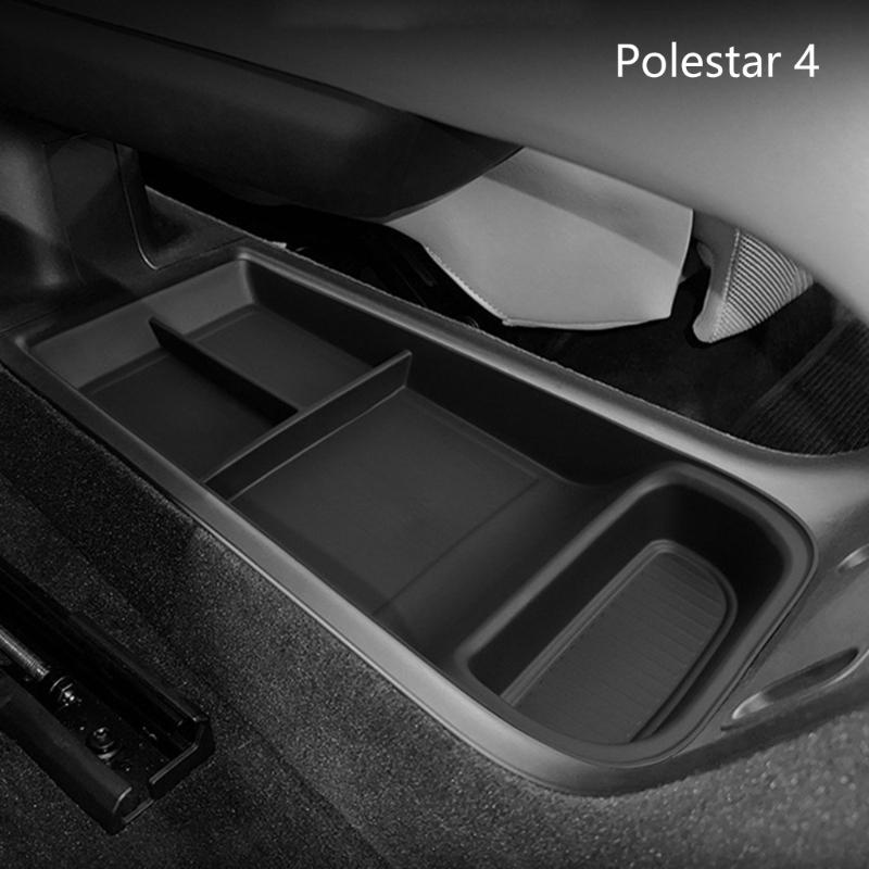 Car Center Console Storage Compartment Organizer Anti Scratch TPE Tray Suitable For Tidying Essential Easy Installation