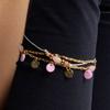 Bracelet - Luxenter - Omlia - Quartz Rose - Finition or Jaune 18k - 16 Cm + 3 Cm D'extension