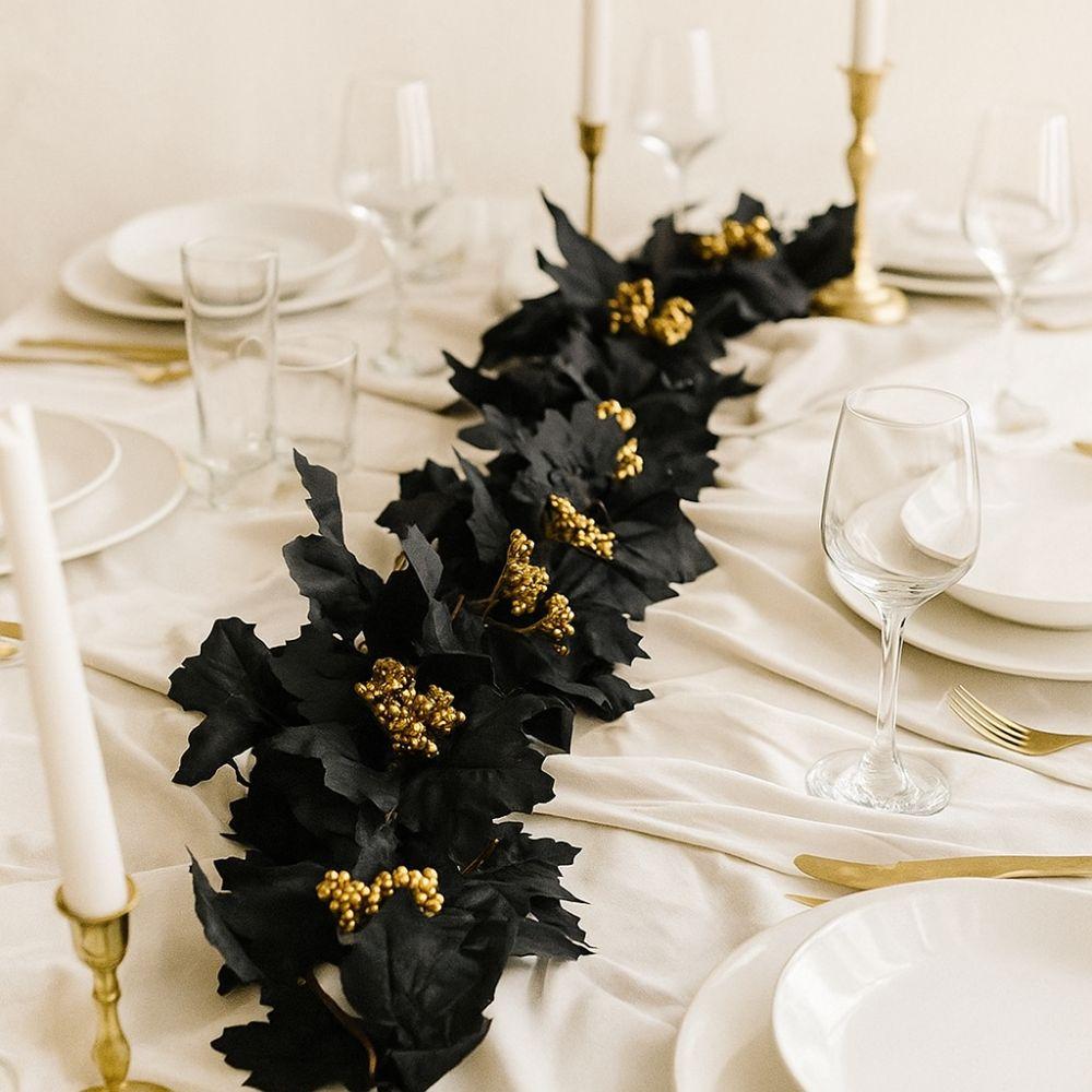 Künstliche Herbstlaub-Ranke Realistische Kunstpflanzen Exquisite Hänge-Rankengirlande Thanksgiving