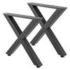 Table Legs, 750 X 790 Mm (H X W) Steel Furniture Legs, Modular Design, Easy Assembly, 1000 Kg Max Load Heavy Duty, for Home Office Desk, Coffee Dinner