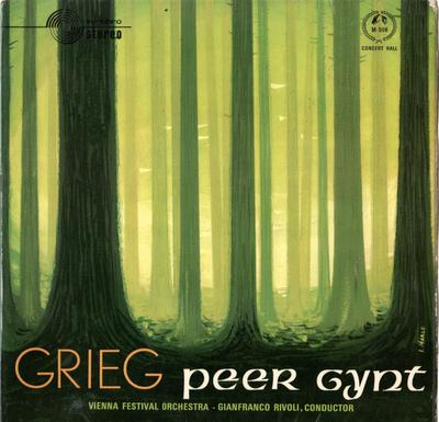 7inch Record EDVARD GRIEG - WIENER FESTSPIELORCH - Peer Gynt SMS508 Concert Hall 1966 UK Classical Used