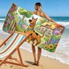 Scooby‑Doo2 Print Beach Towel, Large Soft Quick Dry Towel for Beach Camping Swimming