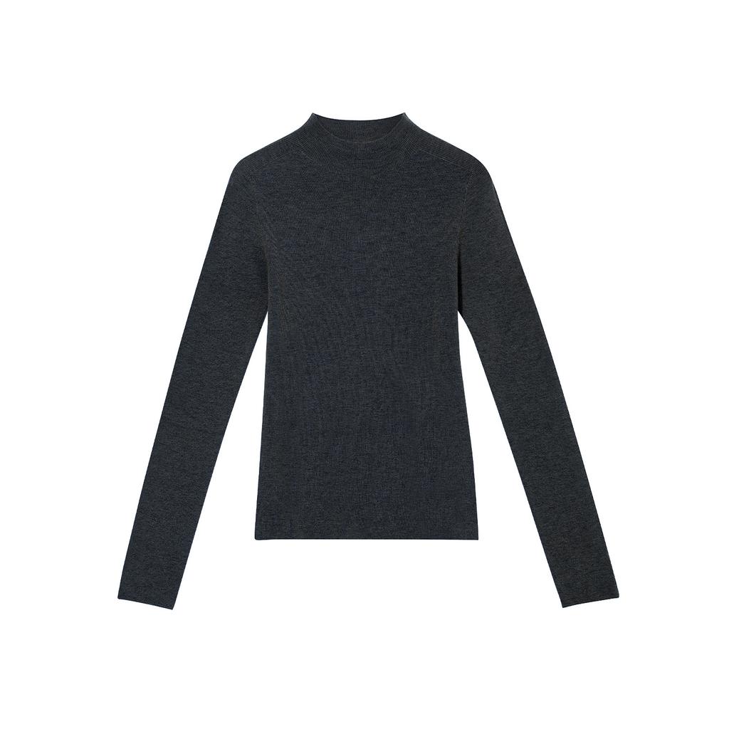 Autumn and Winter Cashmere Bottoming Shirt Wool Knitted Semi-turtleneck Pullover Knitted Sweater for Women