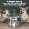 Electric Water Dispenser Dog Cat Drinking Fountain Cat Drinking Bowl Pet Drinking Feeder 2 Water Flow Modes Automatic Drinker 2L Pet Supplies