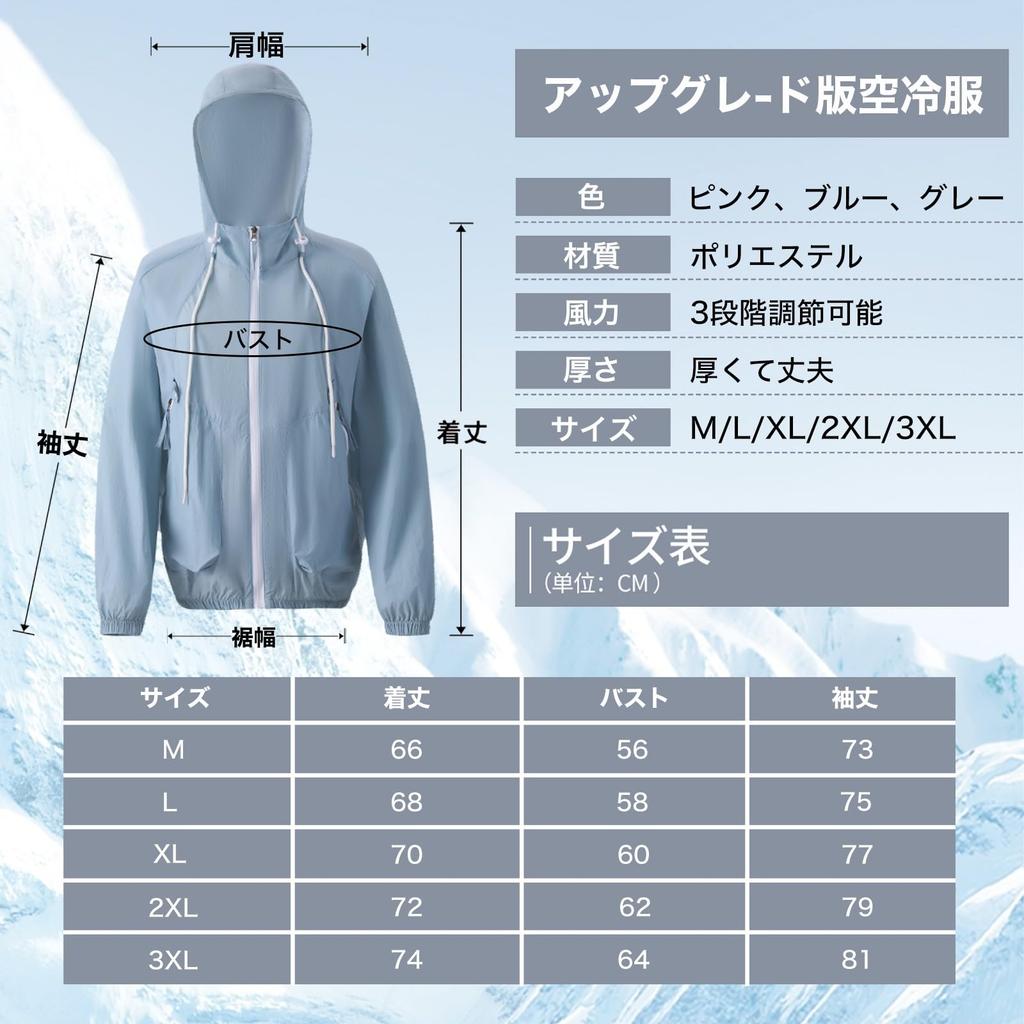 Workwear Full Long Work 9 Fan High Quiet Airflow 20000mAh Large Heatstroke Quick Summer [YORIYOI] Fan-equipped Set, Sleeve, Sunscreen, Air-Conditioned