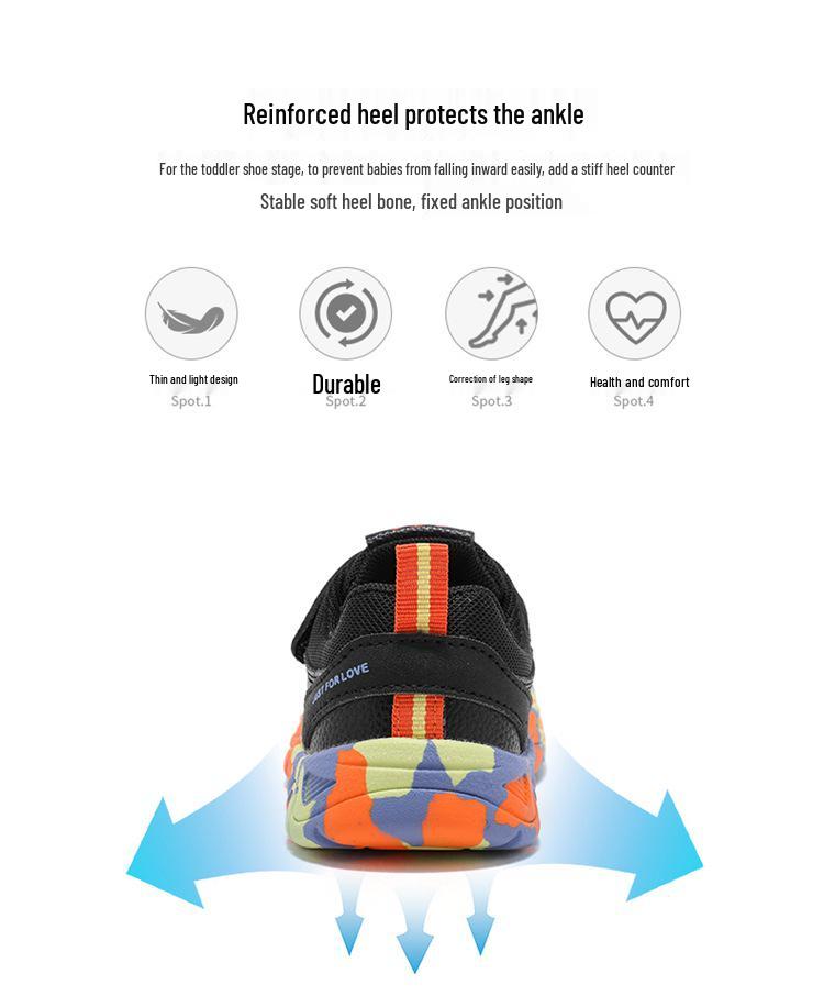 ABC Kids 6532 Autumn 2025 Anti-Slip, Anti-Kick Sneakers for Boys & Girls – Trendy Casual Children's Shoes.