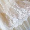 2024 Summer French Lace Embroidered Tulle Midi Skirt