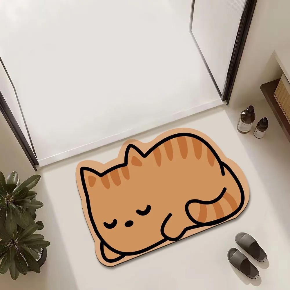 Śliczne błoto okrzemkowe, antypoślizgowe, pochłaniające wodę, specjalne maty łazienkowe odporne na wilgoć