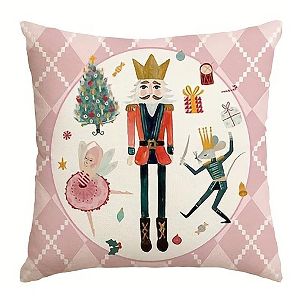 1pcs Christmas-themed Pillow Covers Set ,Suitable for Christmas Home Decoration Pillowcase, Without Pillow Core.