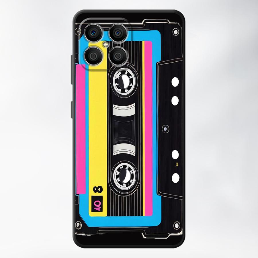 Case for Honor X6 70 Magic5Lite X7 X9a X5b 90 200 400 Lite 8X X8 Funda Phone Cover Vintage Cassette