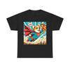 Unisex Adult T Shirt Corgi Superhero Retro Comic Artwork
