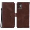 For Samsung Galaxy XCover7 Pro Case Calf Texture PU Leather Wallet Phone Cover with Wrist Strap