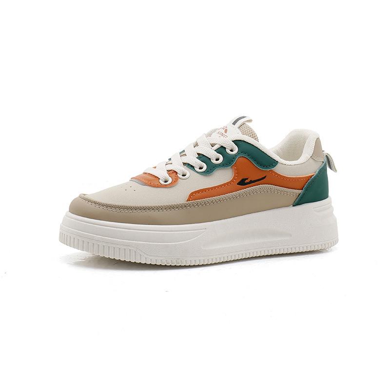 Autumn New Ins White Shoes Women's Fashionable Platform Platform Shoes for Students Casual Sneakers