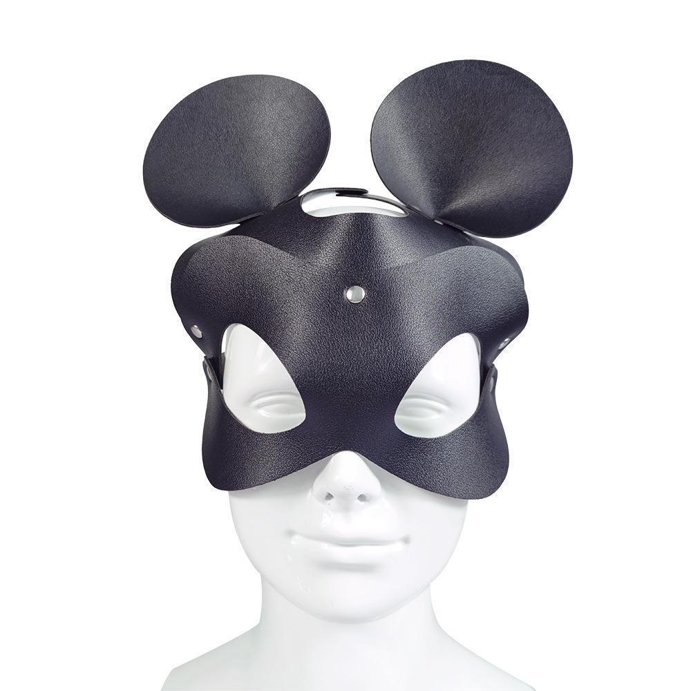 SM Erotic Bunny Fox Mouse Cosplay Masquerade Mask Props for Couples