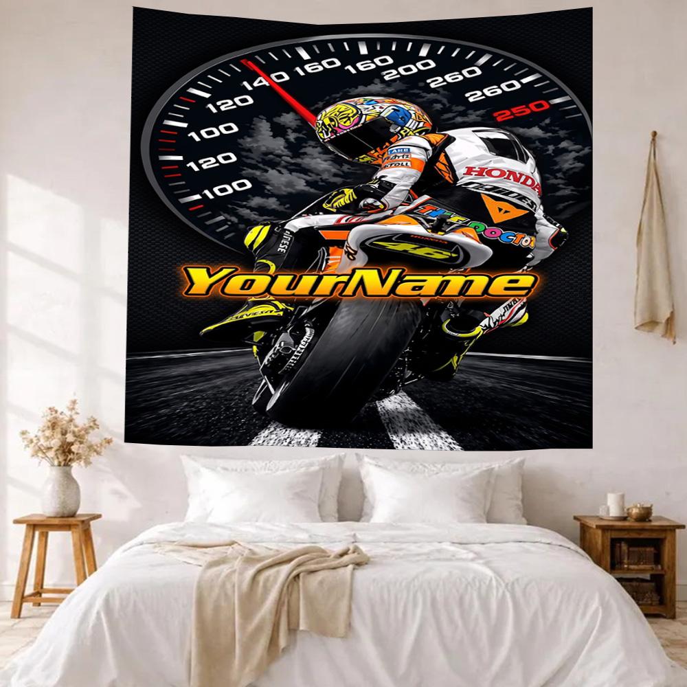 Doctor46 Custom Your Name Wall Decor Tapestry Art For Pet Memorial Birthdaywedding Party Backdrop Family Gift