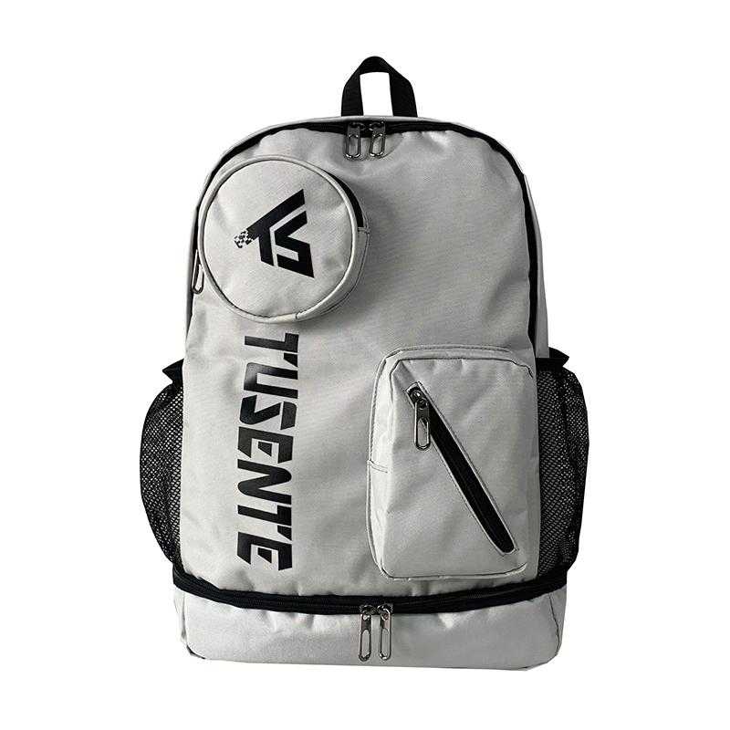 

Мужской рюкзак для путешествий, компьютерная сумка большой емкости, школьная сумка для женщин и студентов светло-серый