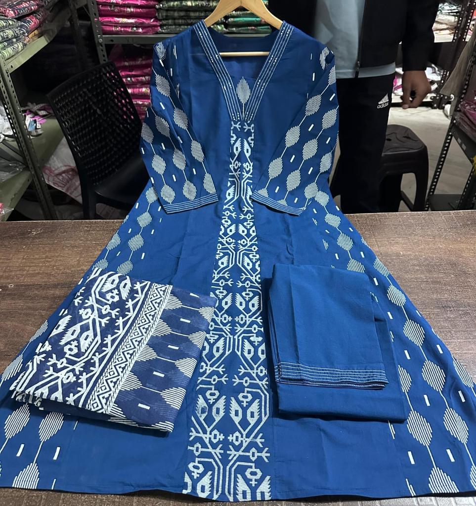Pakistani Bollywood Kurti Salwar Suit Indian Women Designer Ethnic Kurta Pant Dupatta Set