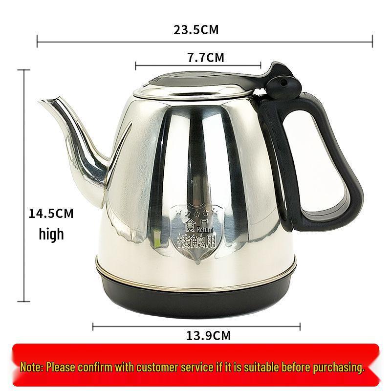 

Fully Automatic Stainless Steel Gongfu Tea Kettle and Stove Set