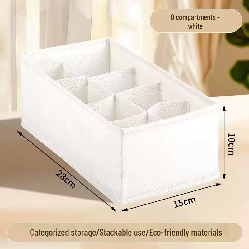 Cross-border Non-woven Underwear Organizer Set: 4-Piece Storage for Bras, Socks, Underwear