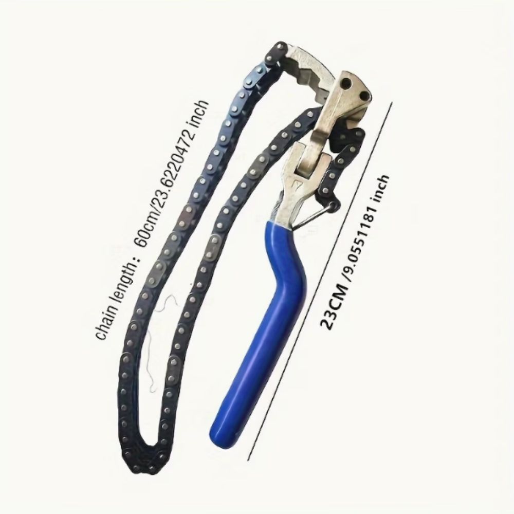 Flexible Chain Chain Filter Wrench Adjustable Grip Oil Filter Removal Tool  Oil Filter Disassembly