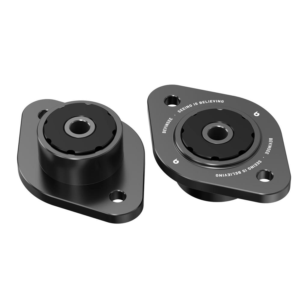 BEVINSEE Complete Rear Upper 85A Polyurethane Shock Mounting Kit for BMW E46 E36 E30 Z3 Z4 323 325 328 M3