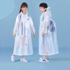Stormproof Children's Full-Body Raincoat with Backpack Compartment - Portable Cycling Poncho for Boys and Girls