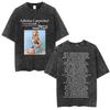 Sabrina Carpenter Short N Sweet Tour Washed Graphic Tshirt Men Women Summer Cotton Casual Oversized Short Sleeve T Shirts Tops