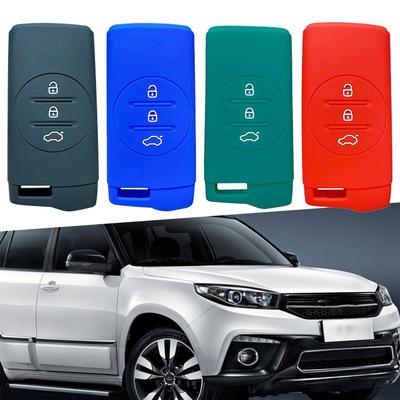 Silicone 1x Car Key Cover Soft Waterproof Wear-resistant