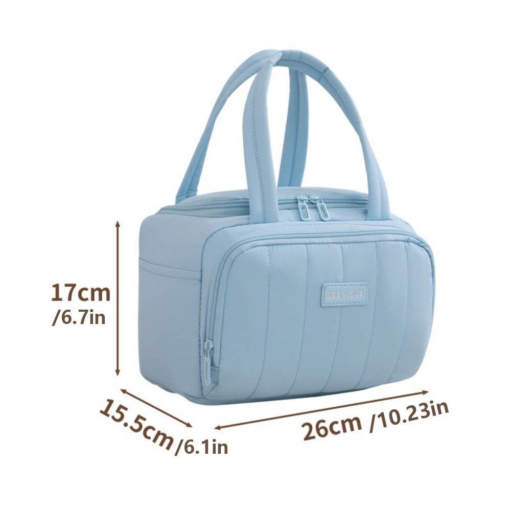 Insulated Design Insulated Lunch Bag Multip-Pocket Food Storage Handbag Picnic Bag  Daily Commute