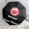 1 PC Automatic Folding Umbrella - Eintracht Frankfurt Custom Name Pattern, Portable & Foldable Design with 8 Ribs, Christmas Birthday Gifts