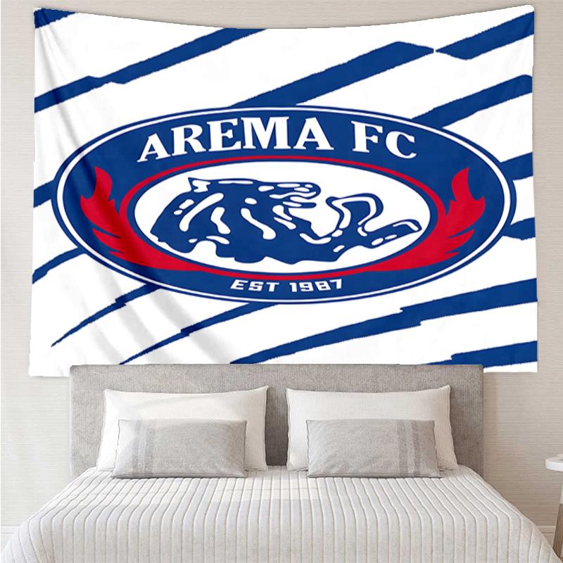 1PC Arema Football club Printed Tapestry Room Decoration Wall Hanging for Living Room Bedroom, dormitory, Birthday and Christmas gifts