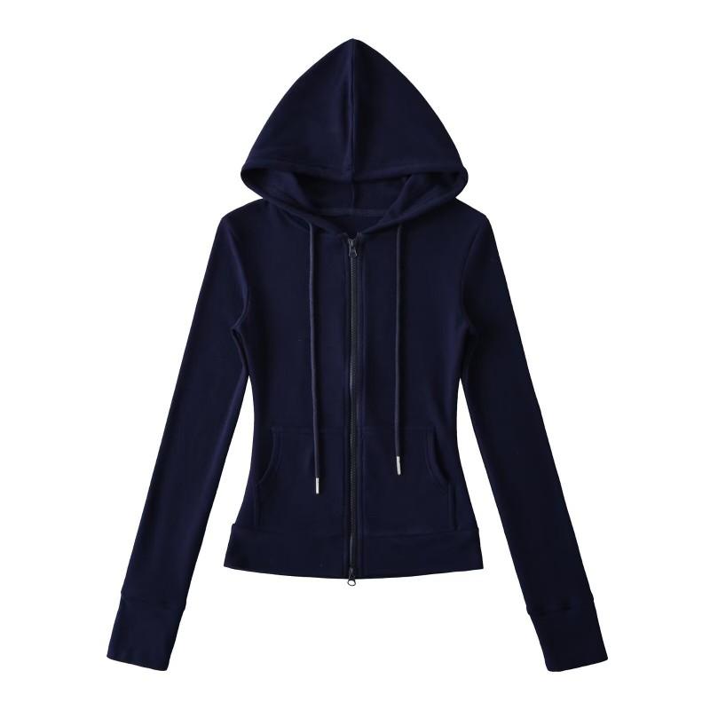 Damen Herbst Amerikanisches Thermisches Yoga Hoodie Gerades Weites Hosenbein Set