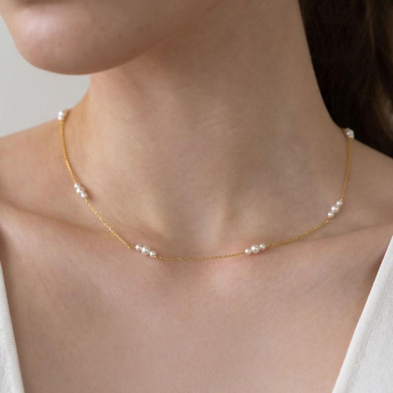 Dawn of Me Petite Pearl Chain Necklace