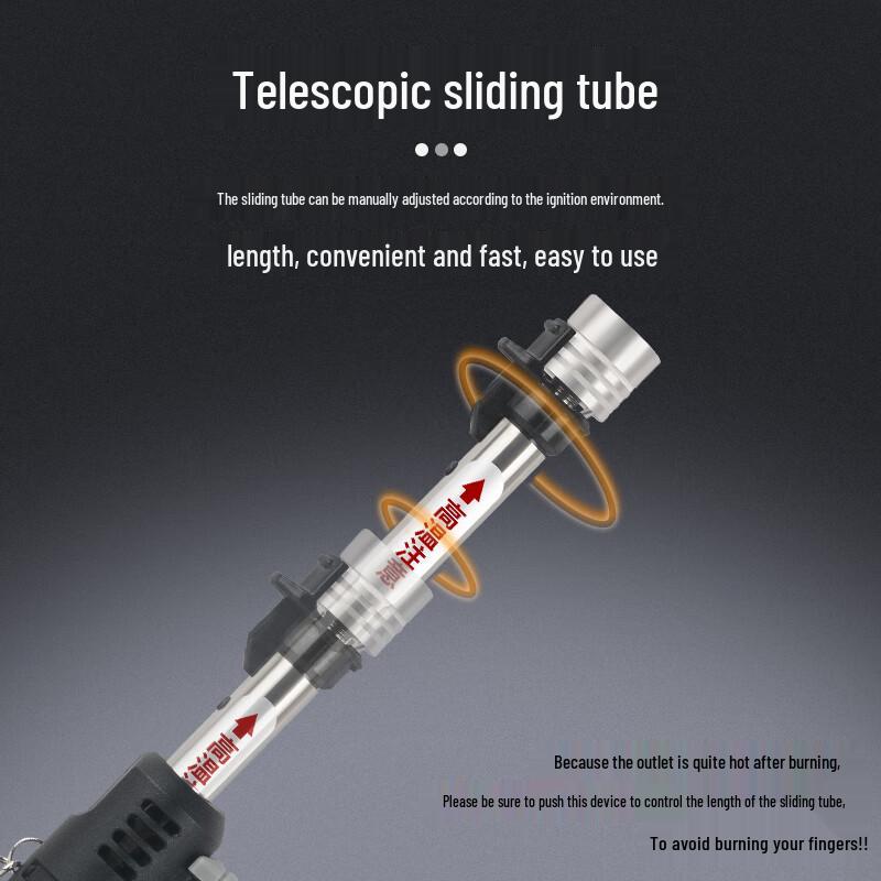 RZ-520CBK Refillable Telescopic Flame Gun